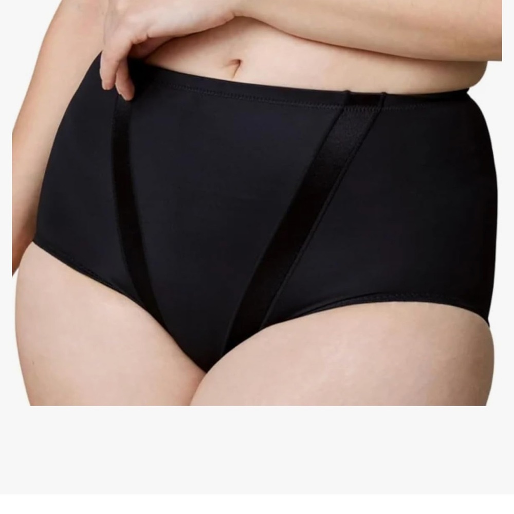 Maidenform Women's Tummy Control Brief Underwear, Large, 3 pack black NWOT